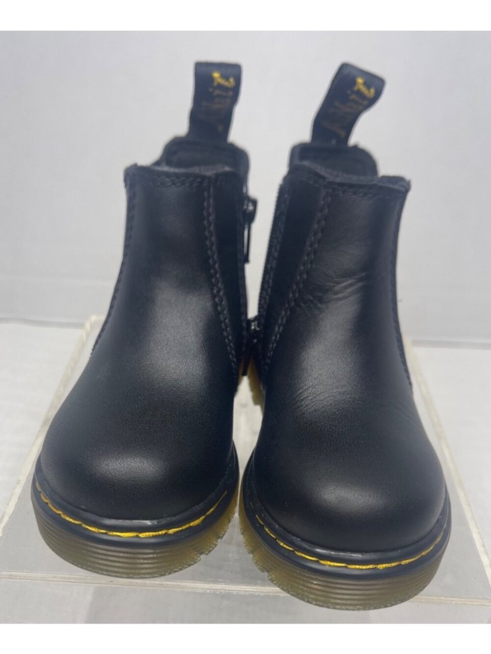 Dr. Marten's Toddler 2976 Chelsea Black Leather Boot SZ 6 Unisex Classic Durable